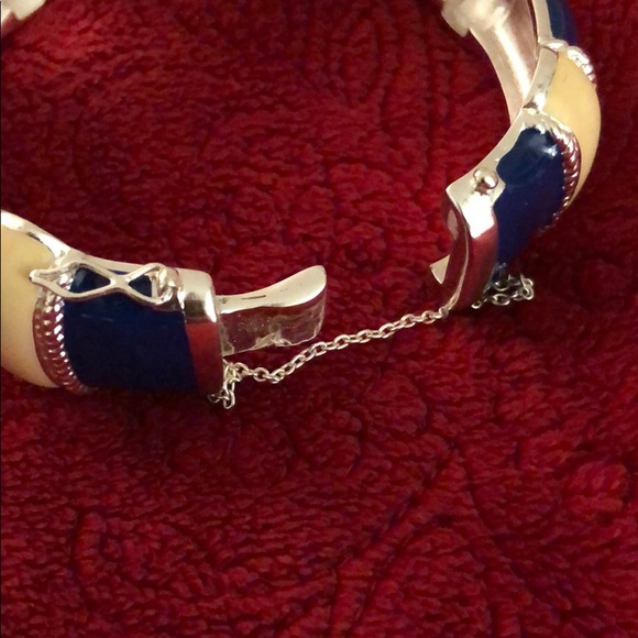 J. Crew Blue & White Enamel Bracelet - Picture 3 of 4